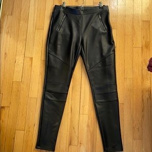 Express Leather Moto Leggings